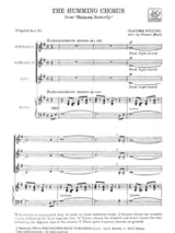 Choeur A Bouche Fermée . Butterfly - PUCCINI - Partition - Chœur